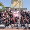 HUT RI Ke-78 PGN Kabupaten Madiun Kirab Merah Putih Dan Tabur Bunga