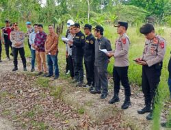 Polsek Talang Ubi Lakukan Pengamanan Eksekusi Lahan Kasus Perdata di Desa Simpang Tais