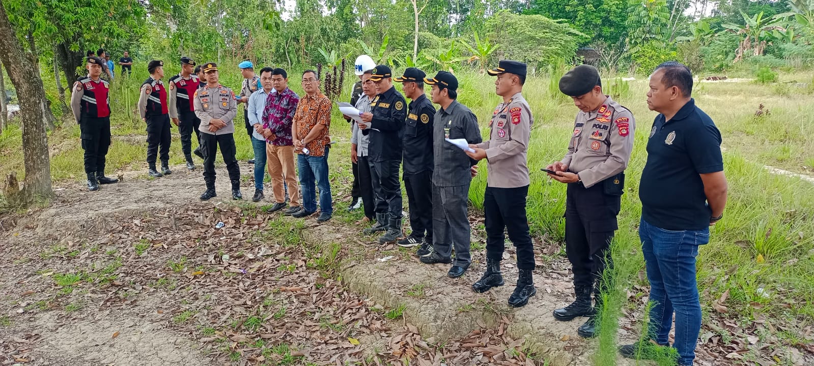 Polsek Talang Ubi Lakukan Pengamanan Eksekusi Lahan Kasus Perdata di Desa Simpang Tais