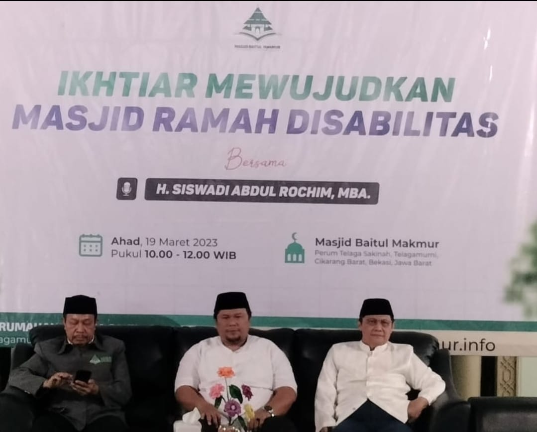 Jangan Ada Hambatan Bagi Kaum Disabilitas Untuk Beribadah di Masjid