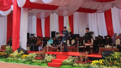 Ini Pesan Dani Ramdan Pada Apel Hari Jadi Kabupaten Bekasi ke-73 