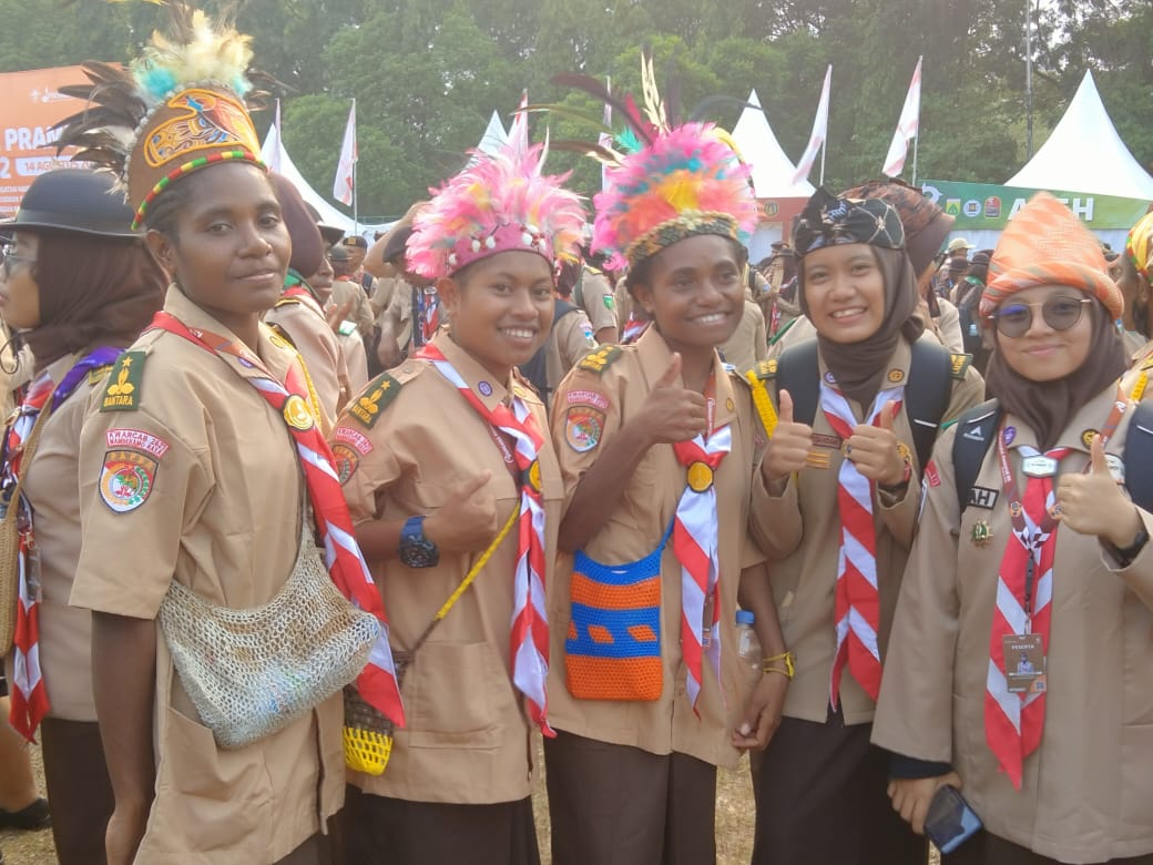 Kontingen Raimuna Nasional ke XII asal Bekasi Ungkapkan Kegembiraan