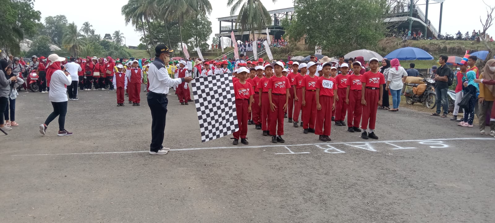 Sebanyak 222 Regu Lomba Gerak Jalan,Yang di Gelar Pemerintah Kabupaten Pali