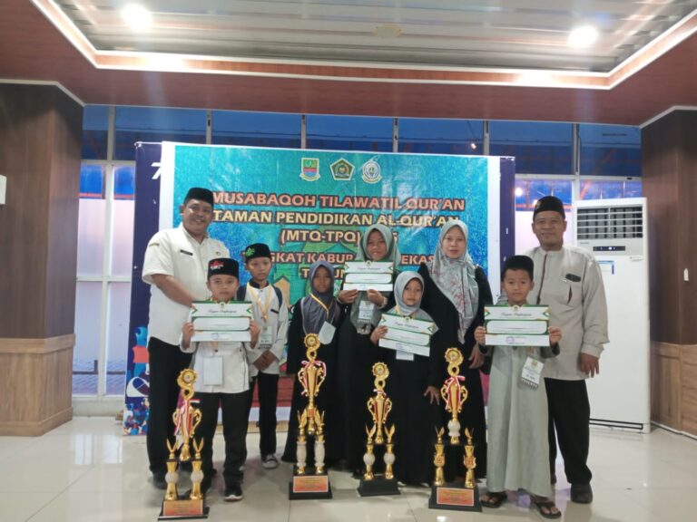 TPQ Darussalam Annajah Raih Banyak Juara di MTQ- TPQ Ke-5 Tingkat Kabupaten Bekasi