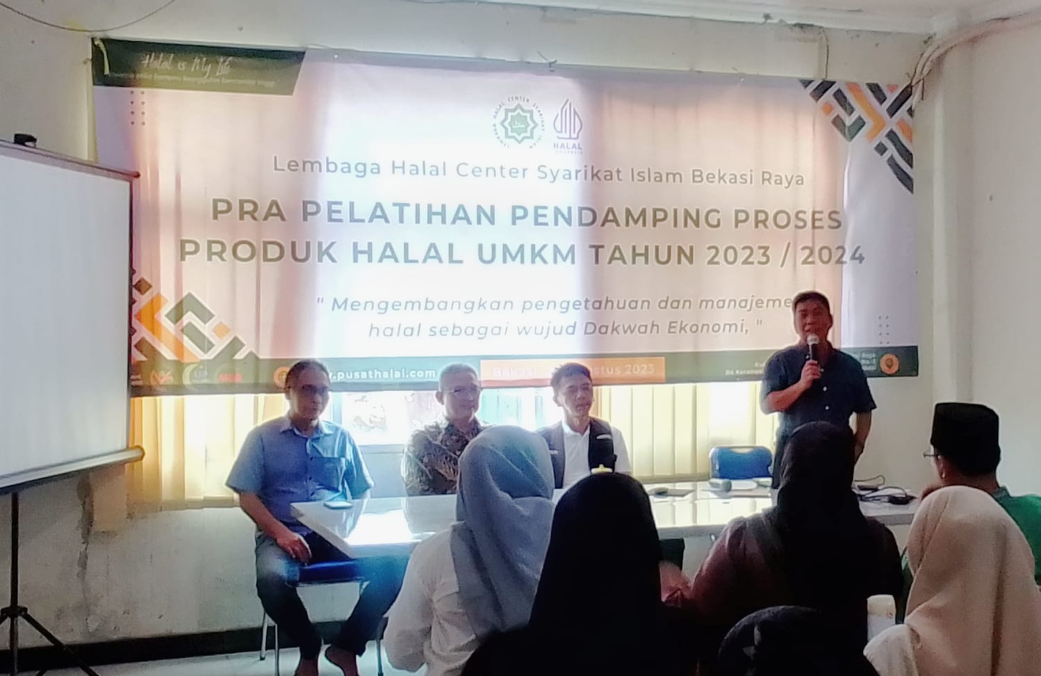 Lembaga Halal Center Syariah Islam Bekasi Raya Gelar Pelatihan Pendamping Proses Halal UMKM Tahun 2023/2024