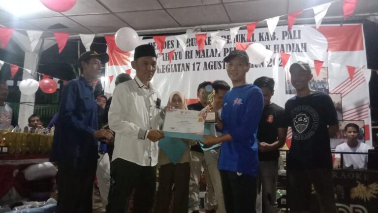 Dimalam Puncak Acara Kemeriahan HUT RI Ke-78 Pemdes Purun Memiliki Momen Bersejarah