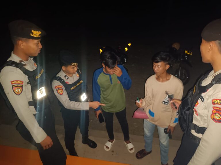 Satuan Samapta Menggelar Giat Patroli Perintis Presisi Rutin di Malam Hari,