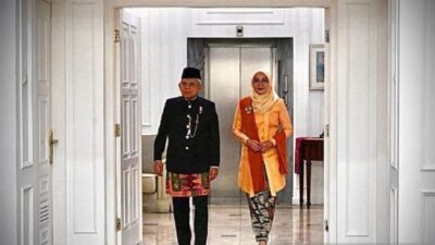 Dengan Pakaian Khas Betawi Wapres Ikuti Sidang Tahunan MPR