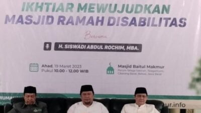 Penyandang Disabilitas Dambakan Akses Ibadah Ramah Disabiltas di Masjid 