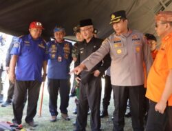 Kapolres Bondowoso Menghadiri Apel Gelar Dalam Kesiapsiagaan Menghadapi Bencana Alam