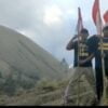 Tim NKI Kibarkan Bendera Merah Putih di Puncak Kawah Wurung