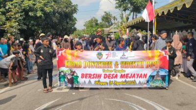 Gebyar Kirab Budaya Seni Dongkrek Dan Sedekah Bumi Desa Mejayan, Kabupaten Madiun