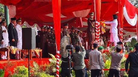 Bupati PALI Heri Amalindo Ikuti Upacara Pengibaran Bendera Peringati HUT RI ke-78 