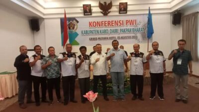 Kapolres Tanah Karo Hadiri Konferensi PWI Karo Dairi Pakpak Bharat