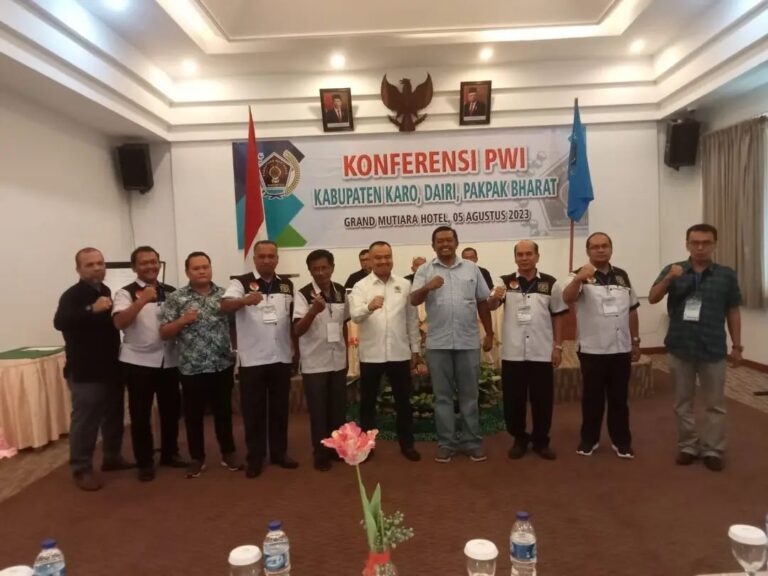 Kapolres Tanah Karo Hadiri Konferensi PWI Karo Dairi Pakpak Bharat