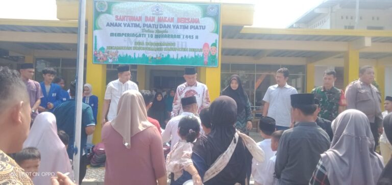 Peringati 10 Muharam, Desa Bojongmangu Santuni Anak Yatim Piatu