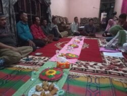 Rapat Antar Dusun Desa Cempaka Kecamatan Sungkai Jaya Berjalan Lancar