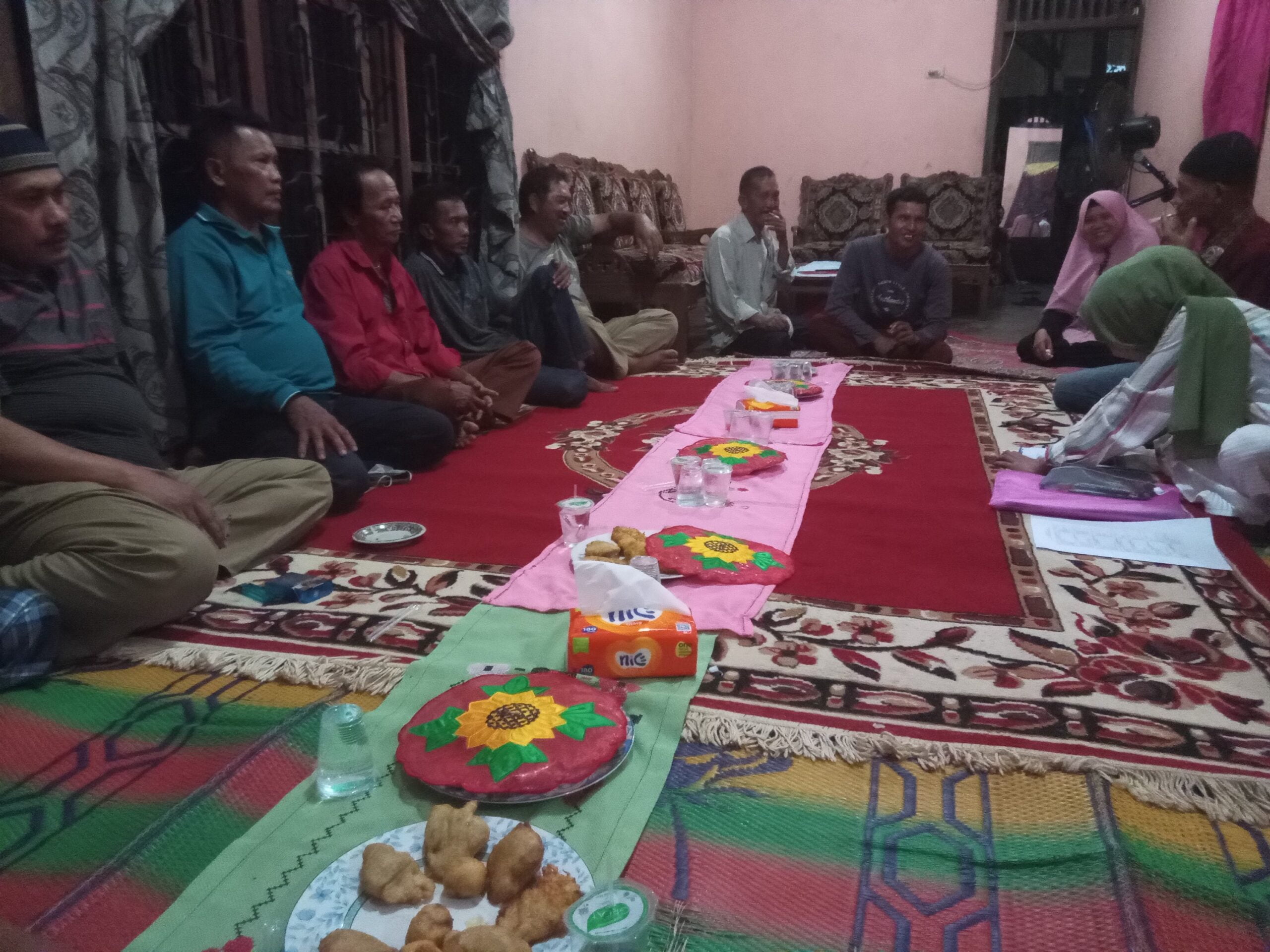 Rapat Antar Dusun Desa Cempaka Kecamatan Sungkai Jaya Berjalan Lancar