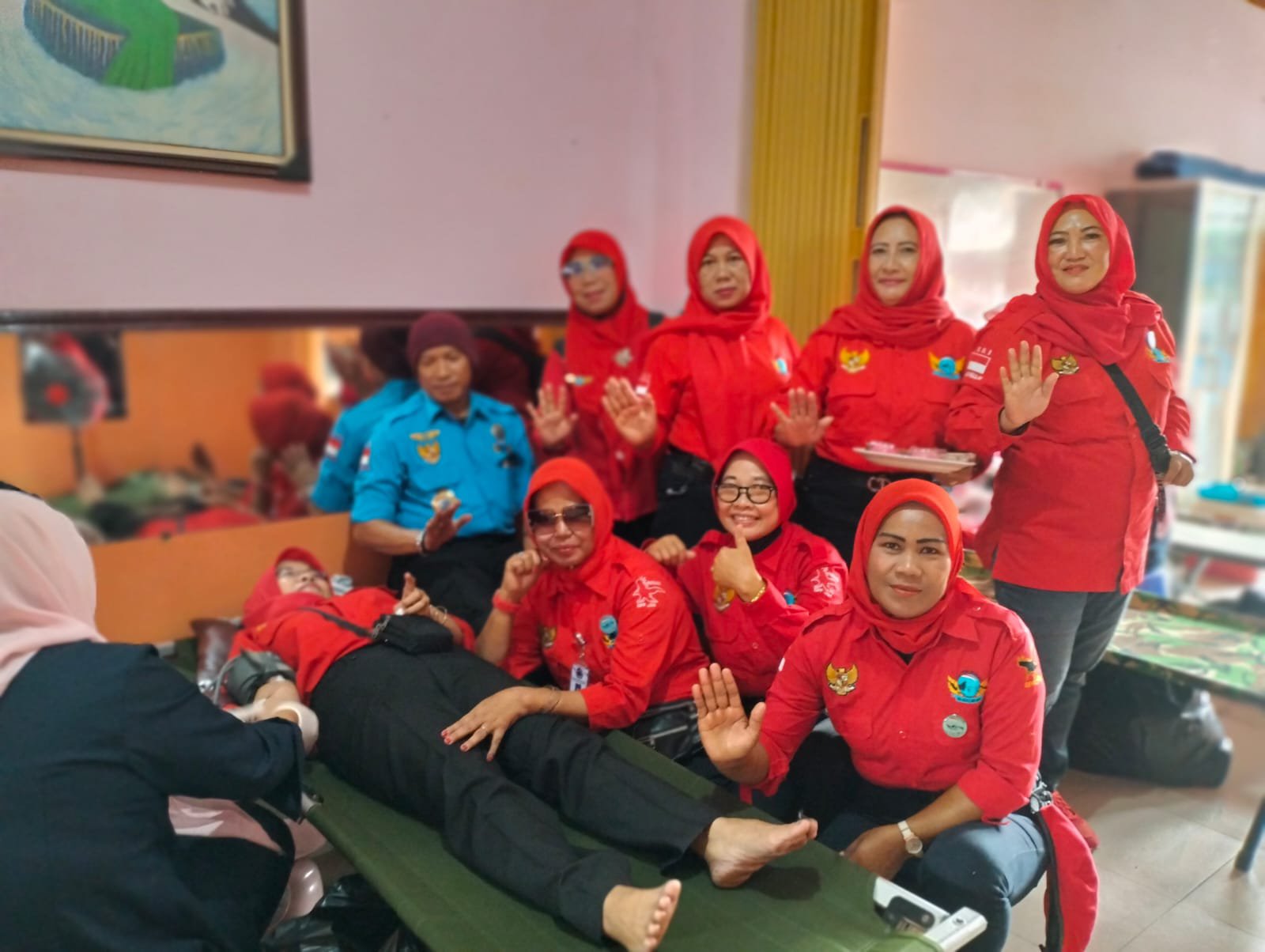 Ormas Jagat Buana Nusantara (JBN) Giat Donor Darah,Sukarela