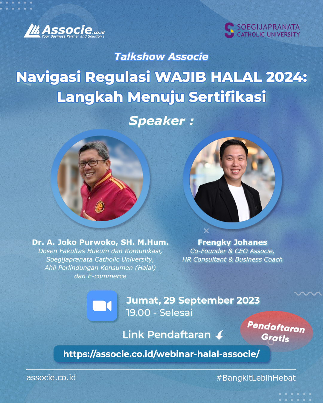 Webinar Sertifikasi Halal oleh Associe