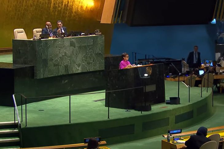 Dengan Semangat Solidaritas Global,  Menlu ajak PBB Bangkitkan Kepercayaan
