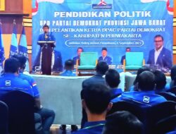 DIkpol DPD Partai Demokrat Jabar  Dan Pelantikan Ketua DPAC Partai Demokrat Se Kabupaten Purwakarta. 