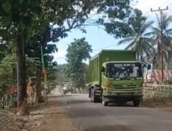 PT. WIKA Lakukan Operasi Pengangkutan Material Batu Dijalan Umum Diduga Over Load