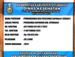 Ravi Ketua Team Operasional Penyelamatan Asset Negara, Soroti Proyek Pembangunan UGD Puskesmas Kapongan