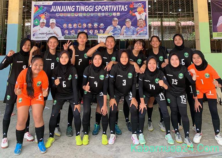 Futsal Putri PALI Mengalahkan Futsal Putri Muba dengan Skor 5-1