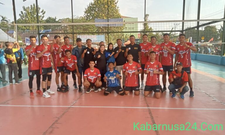 Volly Putra PALI Berhasil Kalahkan Volly Putra Asal Palembang dengan Skor 3-1