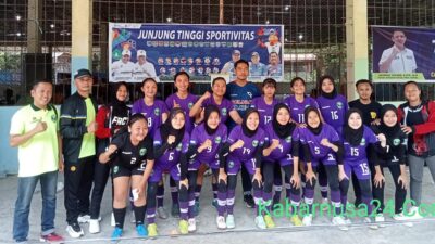 Dengan Skor 5-3. Futsal Putri PALI Menang Melawan Futsal Oku Induk