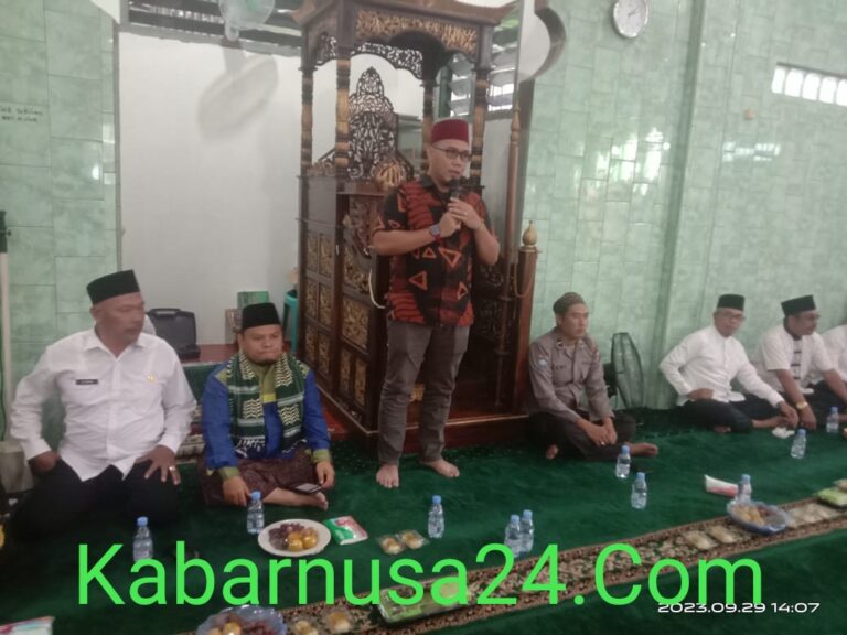 Polsek Penukal Abab IPTU Arzuan SH, Hadiri Peringatan Maulid Nabi Muhammad SAW Tahun 2023