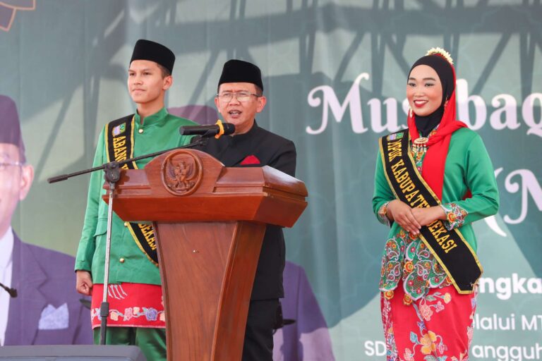 Buka MTQ Ke-55 Tingkat Kabupaten Bekasi, Pj Bupati  Berharap Lahir Qori-qoriah yang Membumikan Al-Qur’an