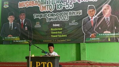 36 Qori-Qoriah dari 23 Kecamatan, Ramaikan Cabang Tilawah Anak MTQ Kabupaten Bekasi