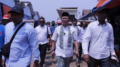 Pj Bupati Bekasi Dani Ramdan Sidak Pasar Induk Cibitung