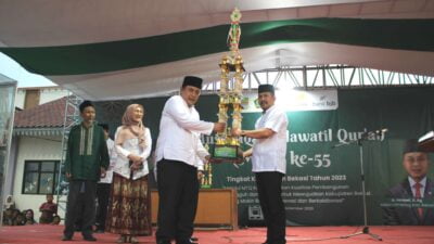 Cikarang Barat Boyong Trophy Juara Umum MTQ ke-55 Tingkat Kabupaten Bekasi