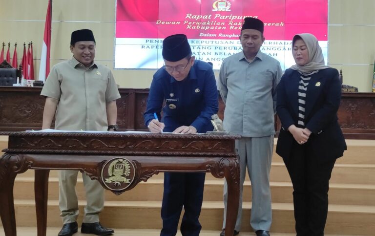 DPRD Kabupaten Bekasi Setujui Raperda Perubahan Tahun Anggaran 2023