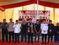 Polres lampung utara Launching Kampung Bebas Narkoba