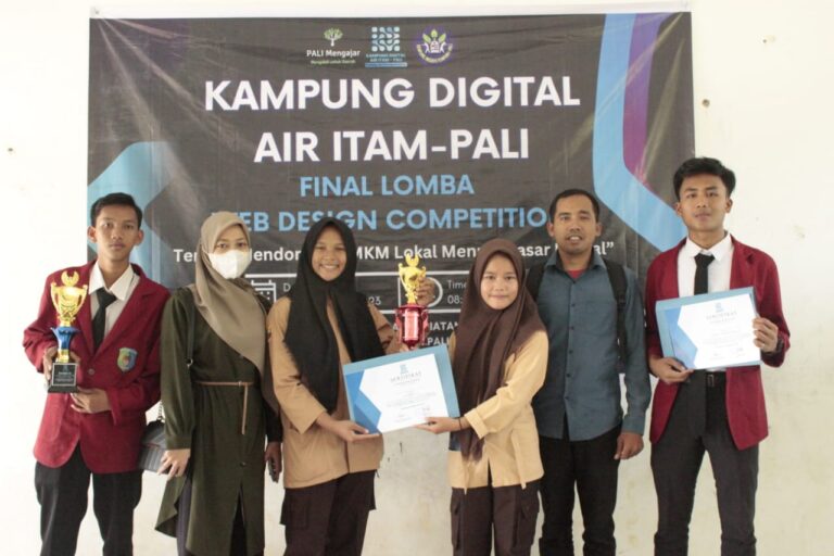 Bangun literasi  Digital, Kampung Digital Air itam dan Disdik PALI  Gelar Lomba WEB Design