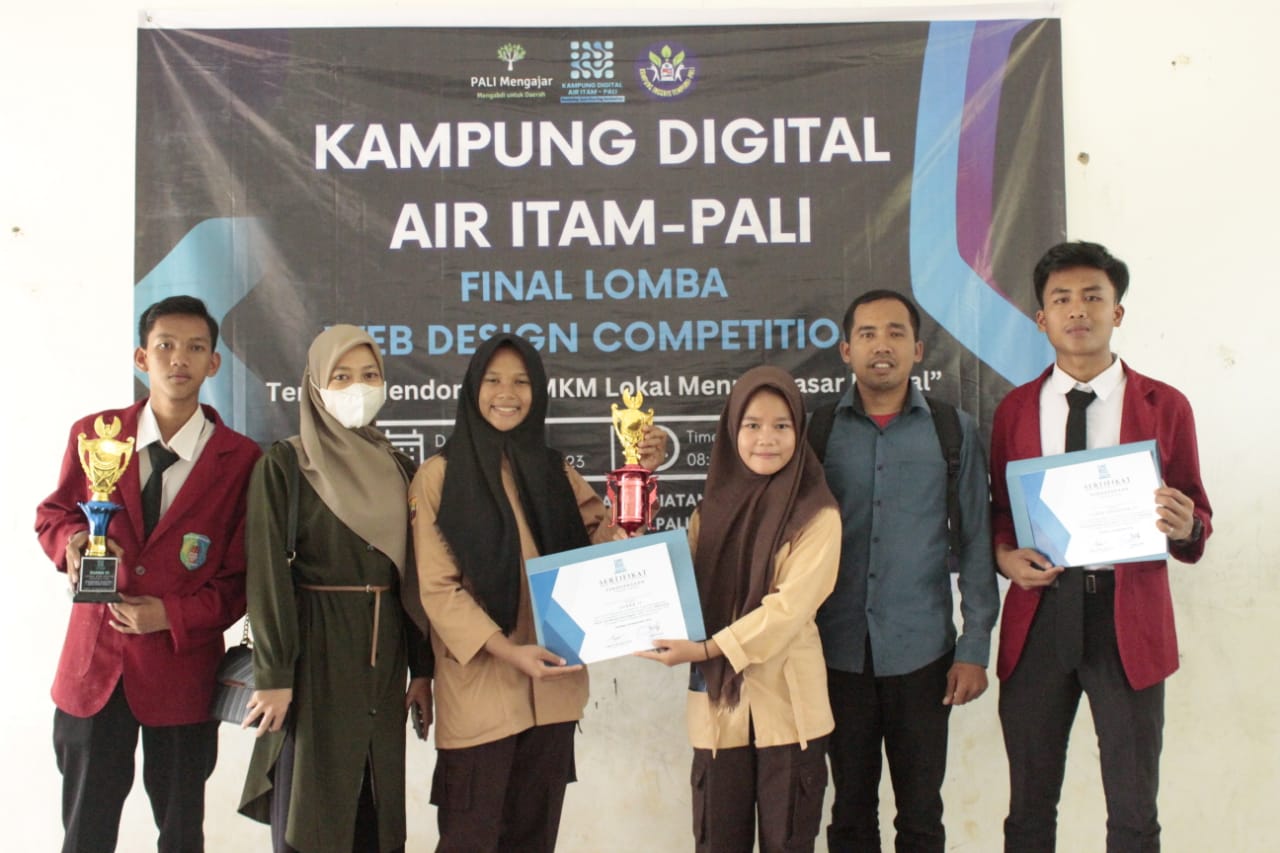 Bangun literasi Digital, Kampung Digital Air itam dan Disdik PALI Gelar Lomba WEB Design