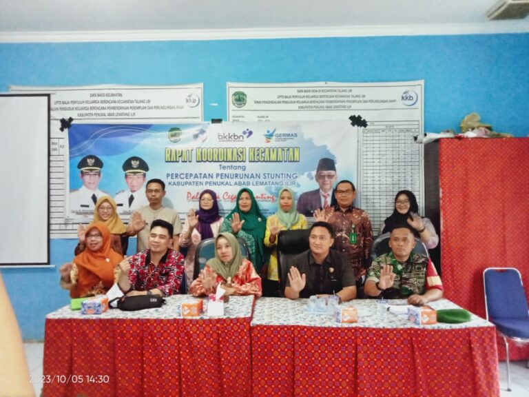 Polsek Talang Ubi Hadiri Rapat Koordinasi Terkait Stunting,