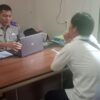 Unit Intelkam Polsek Talang Ubi Kunjungi Kantor BPN PALI