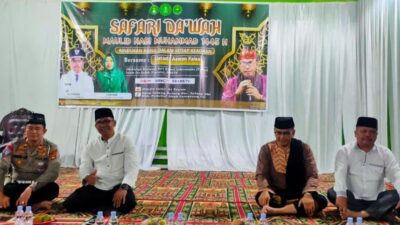 Pemerintah Desa Talang Bulang Kecamatan Talang Ubi Kabupaten PALI  Menggelar Safari Dakwah Bersama Mubaligh Nasional Ustadz Aswan Faisal