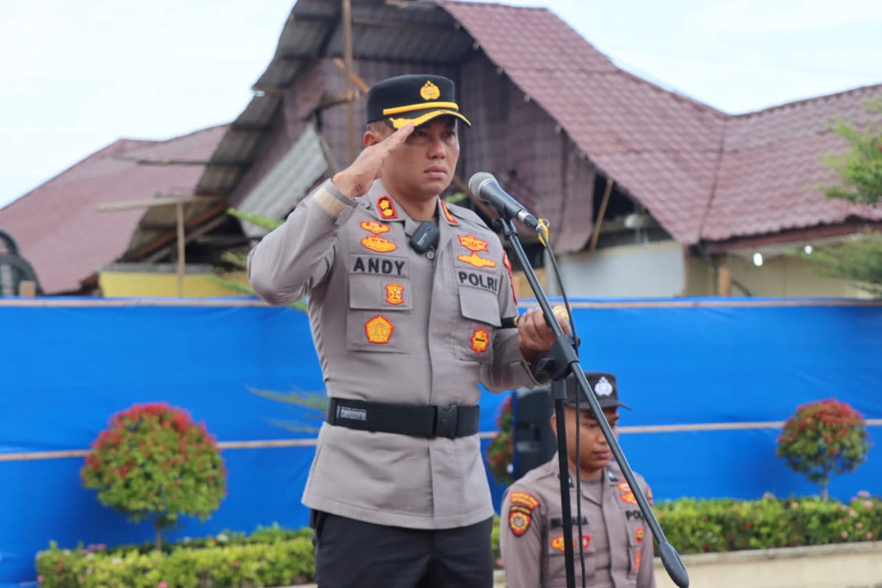 Kapolres Aceh Timur Pimpin Gelar Apel Polisi RW Wujud Pembinaan Masyarakat