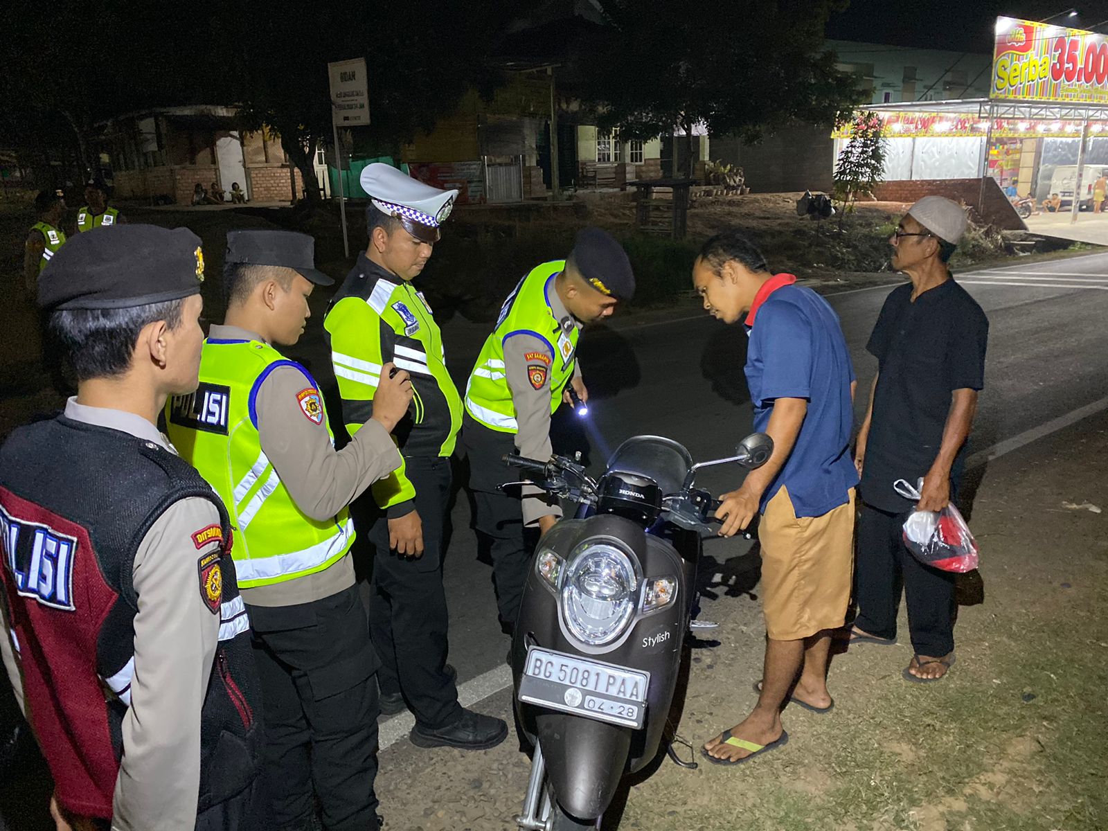 Antisipasi Pekat Dan Gangguan Kamtibmas Lainnya Tim UKL II Polres Gelar KRYD