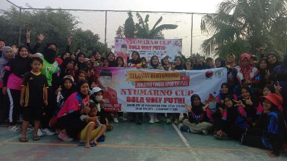 Anggota DPRD Kabupaten Bekasi Gelar Kompetisi "Nyumarno Cup" Kejuaraan Bola Voli Putri