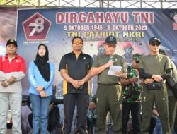 Semarakkan HUT ke 78 TNI, Kodim 0822 Bondowoso Gelar Jalan Sehat Dengan Doorprize Sepeda Motor