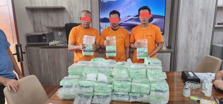 65Kg Sabu Dan 3 Orang Pengedar Jaringan Internasional Di Batubara Ditangkap Polrestabes Medan