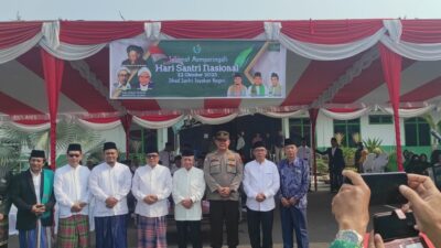 Kapolres PALI Hadiri Upacara Peringatan Hari Santri Nasional Tahun 2023