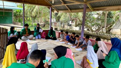 KKN PPM Unimal  Kelompok 94 Buka Les Bahasa Inggris Bagi Anak Desa Meunaseh Rayeuk Kec.Nisam